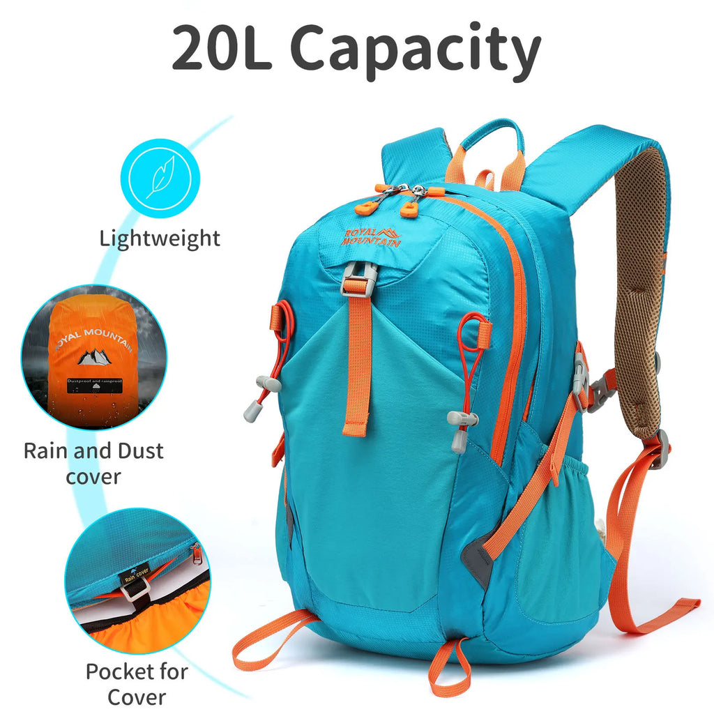 20L Outdoor Hiking Camping Backpack Bag Men Outdoor Waterproof Light Climbing Bag Woman Cycling Backpack With Waterproof Cover