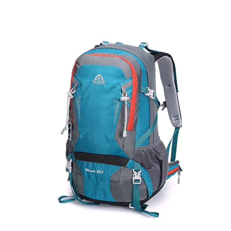 35L Outdoor Travel Hiking Backpack Climbing Backpack With Raincover for Men Women Framed Sports Trekking Camping Bag Daypack