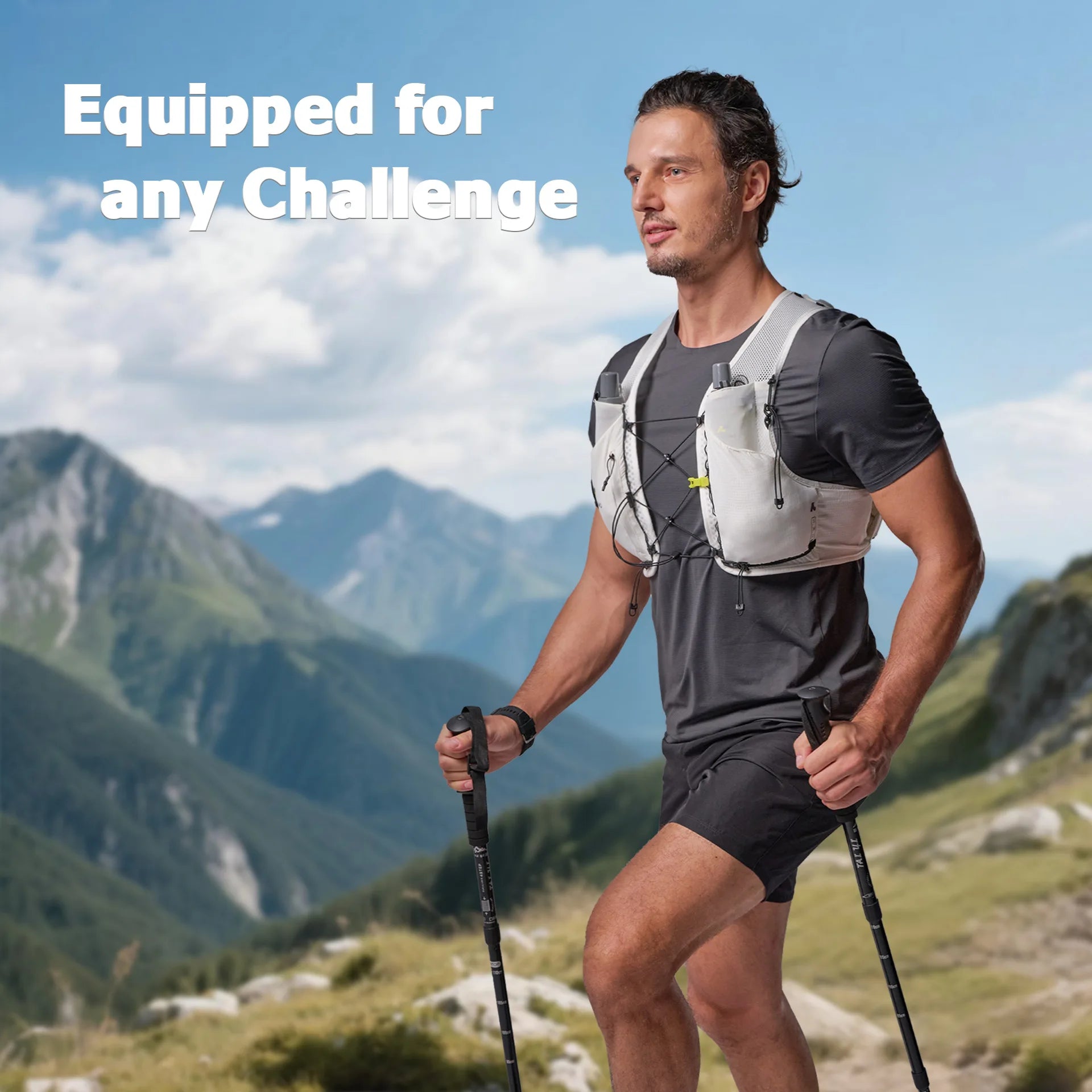 Cycling Running Hiking Vest Breathable Bicycle Cross-Country Marathon Sports Lightweight Multifunctional Outdoor Activity Gear