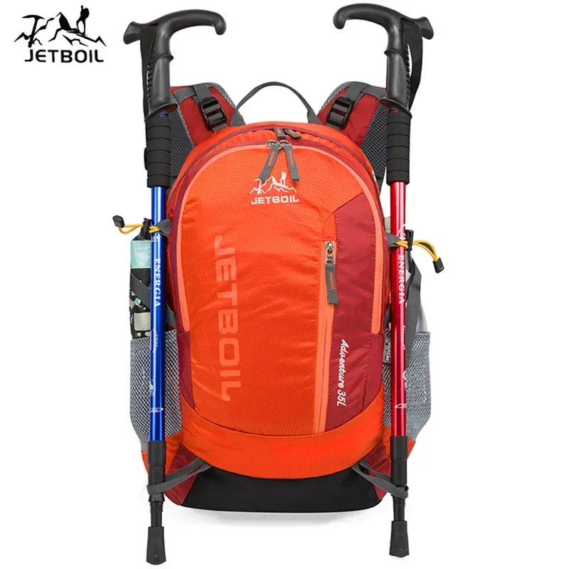 Mountaineering Backpack Men's and Women's 35L Lightweight Hiking Travel Bag Outdoor Camping Waterproof Storage Bags