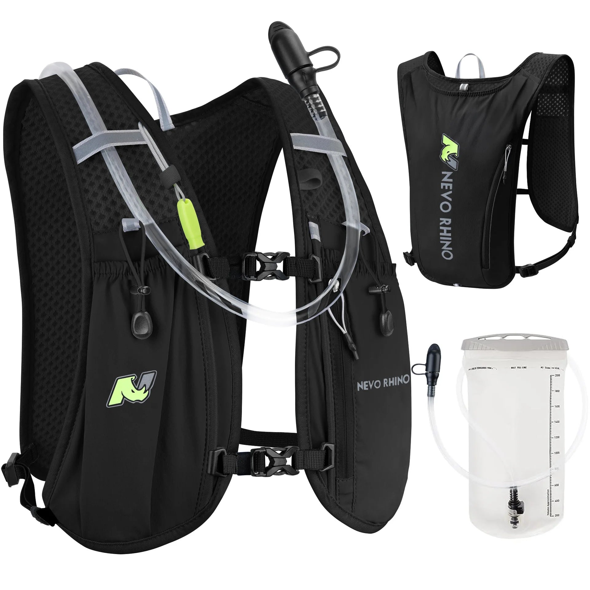 NEVO RHINO Professional Off-Road Running Backpack Unisex Outdoor Competition Mountain Climbing Equipment Water Bag Pack