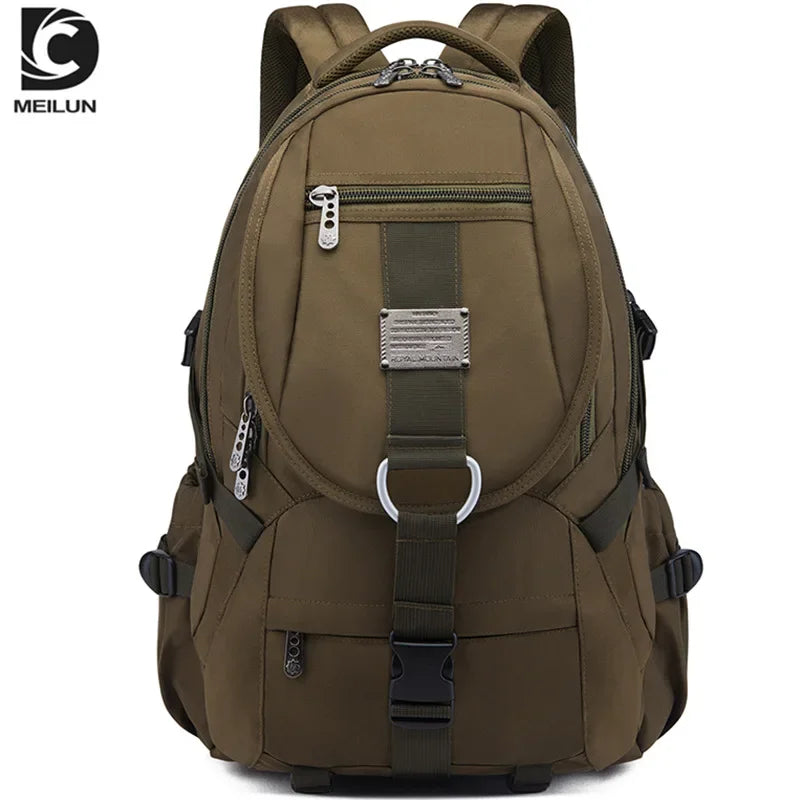 New Black Fashion Large Capacity Travel Backpack Men's Outdoor Backpack Oxford Cloth 55L Durable Mountaineering Bag