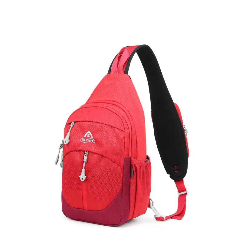AIONE Nylon Shoulder bag - Adjustable Outdoor Fanny Pack for Hiking Camping, Water-Resistant Lightweight Belt Bag