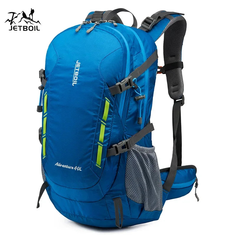 40L Outdoor sports mountaineering bag waterproof nylon camping bag large capacity backpack