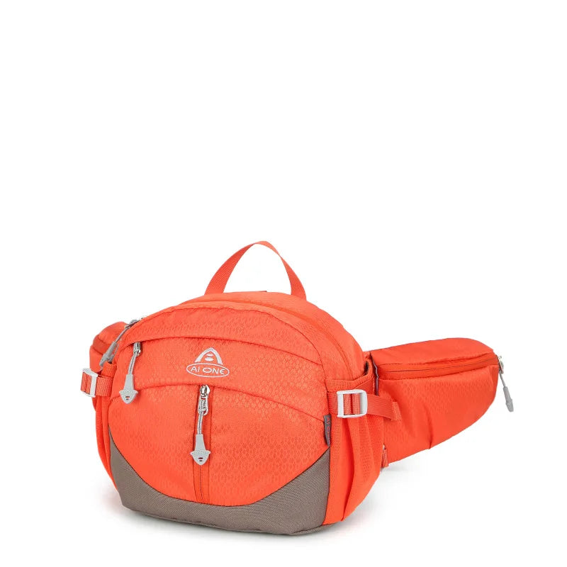 Small Travel Backpack Nylon Waist Pack - Adjustable Outdoor Fanny Pack for Hiking Camping, Water-Resistant Lightweight Belt Bag