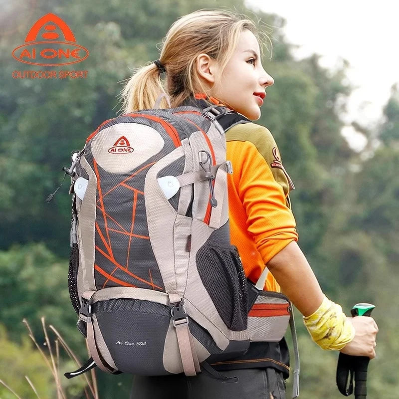 Waterproof Travel Hiking Backpack Sports Cycling Camping Backpack Rucksack Men Mountaineering Trekking Duffle Bagpack 900D 30L