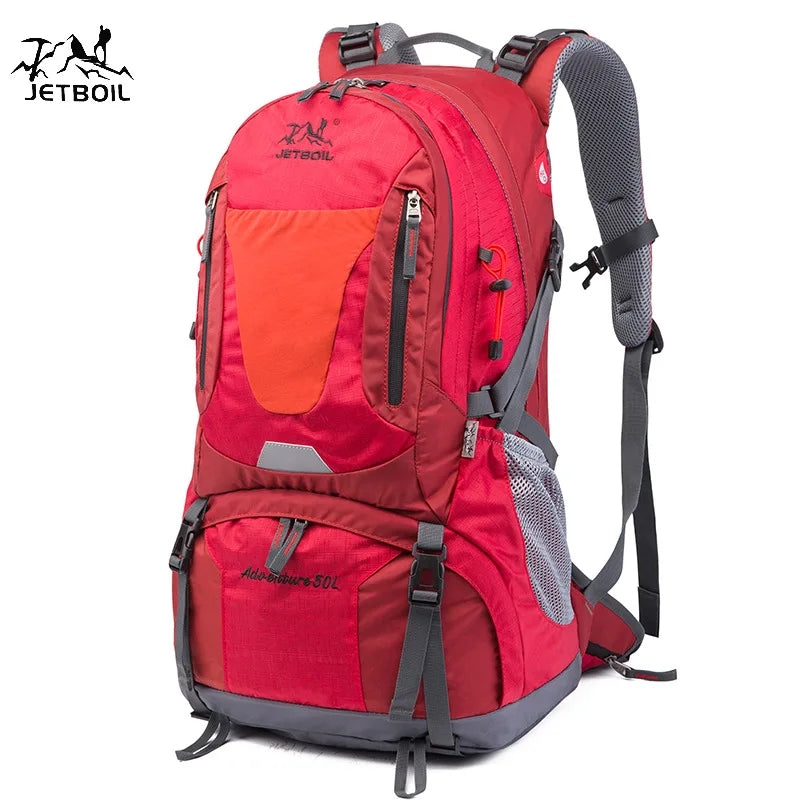 Breathable and Waterproof Outdoor Sports Backpack 50 liters Men and Women Shoulder Large Capacity Mountaineering Hiking Backpack