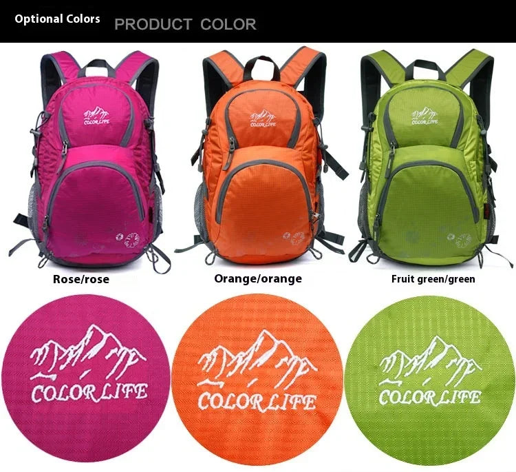 Light Weight Backpack Travel Bag For Men Women Boys Girls Ultralight Outdoor Sports Hiking Camping Climbing Rucksack Small Bag