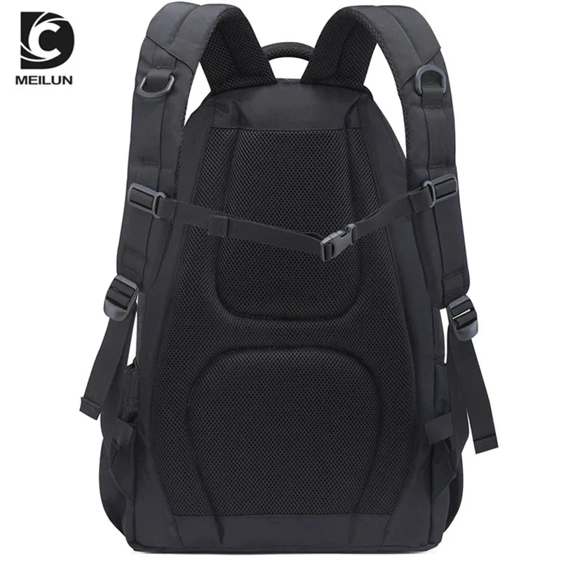 New Black Fashion Large Capacity Travel Backpack Men's Outdoor Backpack Oxford Cloth 55L Durable Mountaineering Bag
