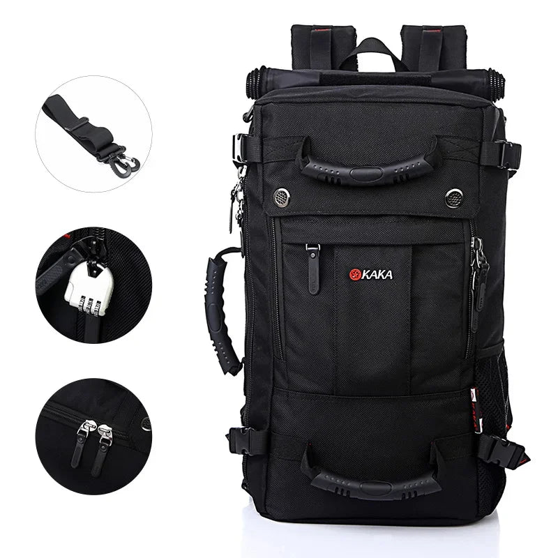 40L Waterproof Travel Backpack Men Women Multifunction 17.3 Laptop Backpacks Male outdoor Luggage Bag Mountaineering bag