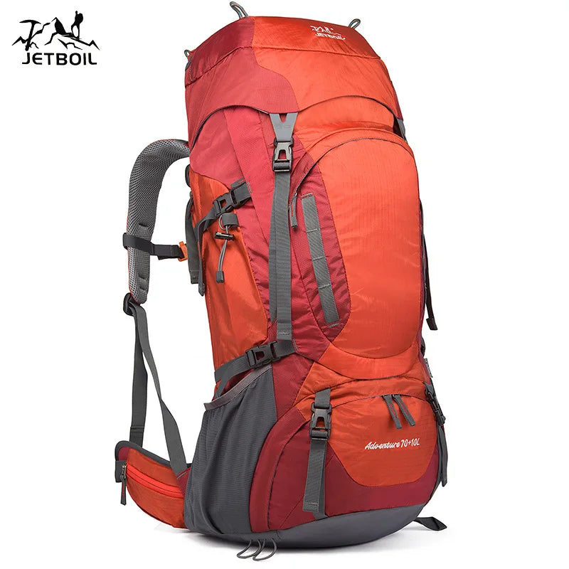 80L mountaineering backpack Outdoor Camping Backpack large capacity leisure fashion men's and women's backpack