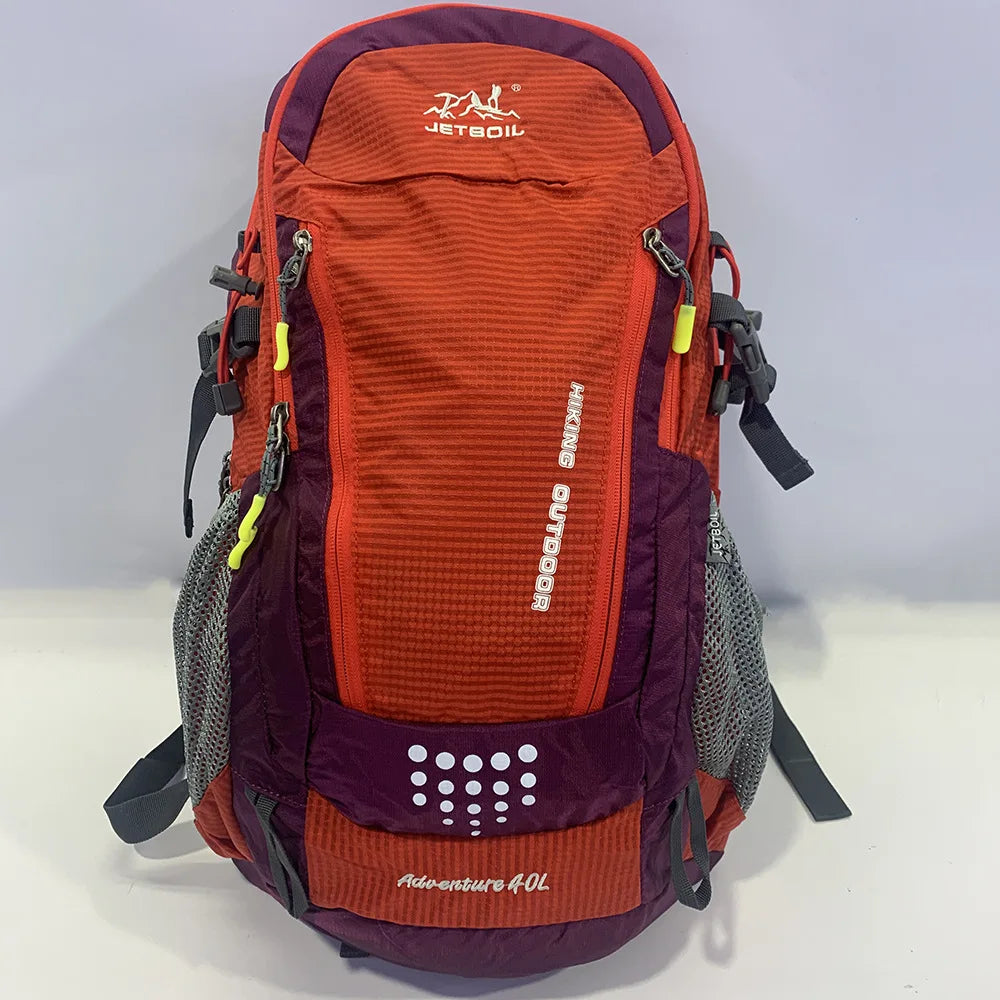 40L Hiking Backpacks Outdoor Waterproof Men and Women Mountaineering Travel Sports Backpack Large Capacity Camping Bag