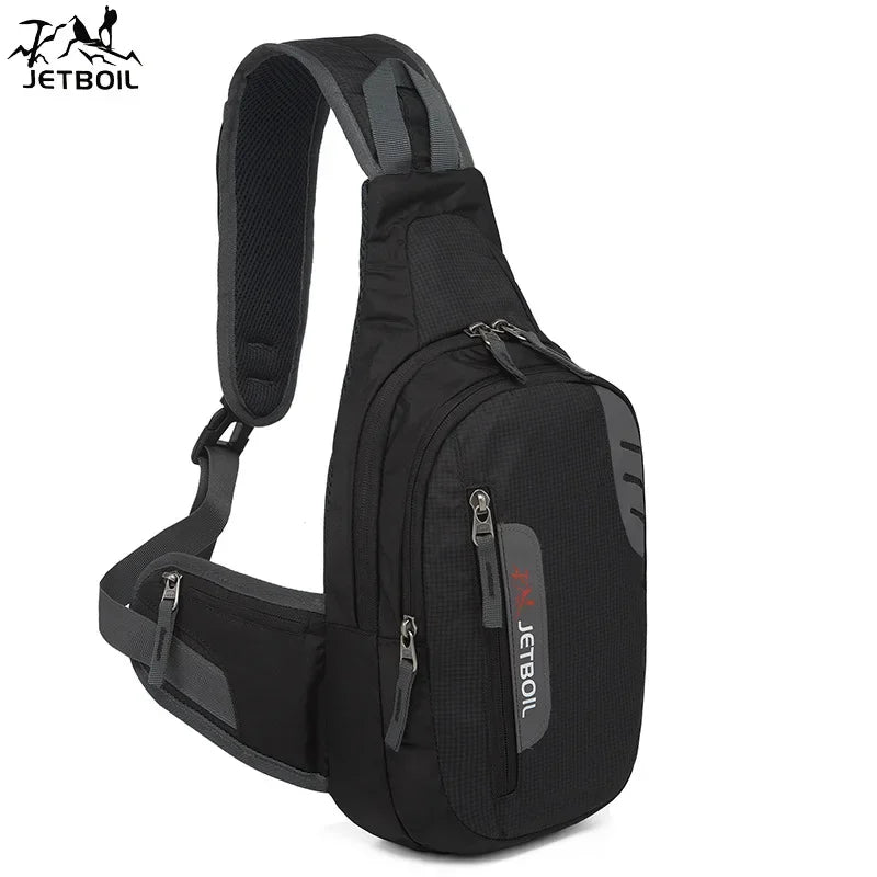 Outdoor Sports Chest Bag Unisex Waterproof Single Shoulder Backpack Cycling Hiking Fitness Multi-Functional Crossbody Pack
