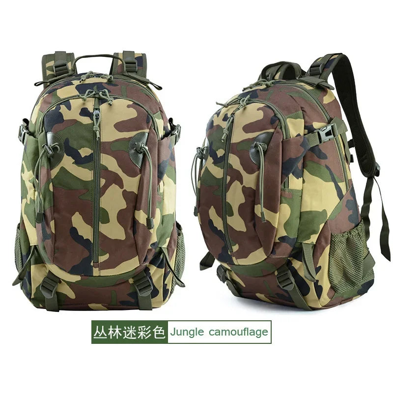 Men's New Large Capacity Backpacks Outdoor Sports Oxford Cloth Waterproof Bag Camouflage Tactical Backpack