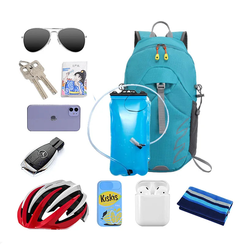 25L Light Waterproof Unisex Hiking Fitness Camping waterproof Climbing Travel Bag Outdoor Sports Leisure Backpack