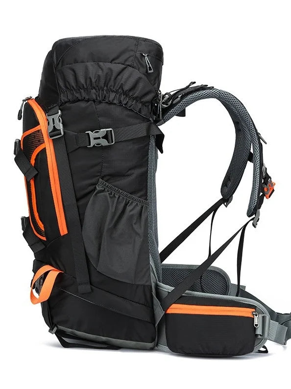 Waterproof Outdoor Sports Hiking Camping Backpack Women's with Dustproof Rainproof Cover Nylon Travel Bags Camping Equipment Men