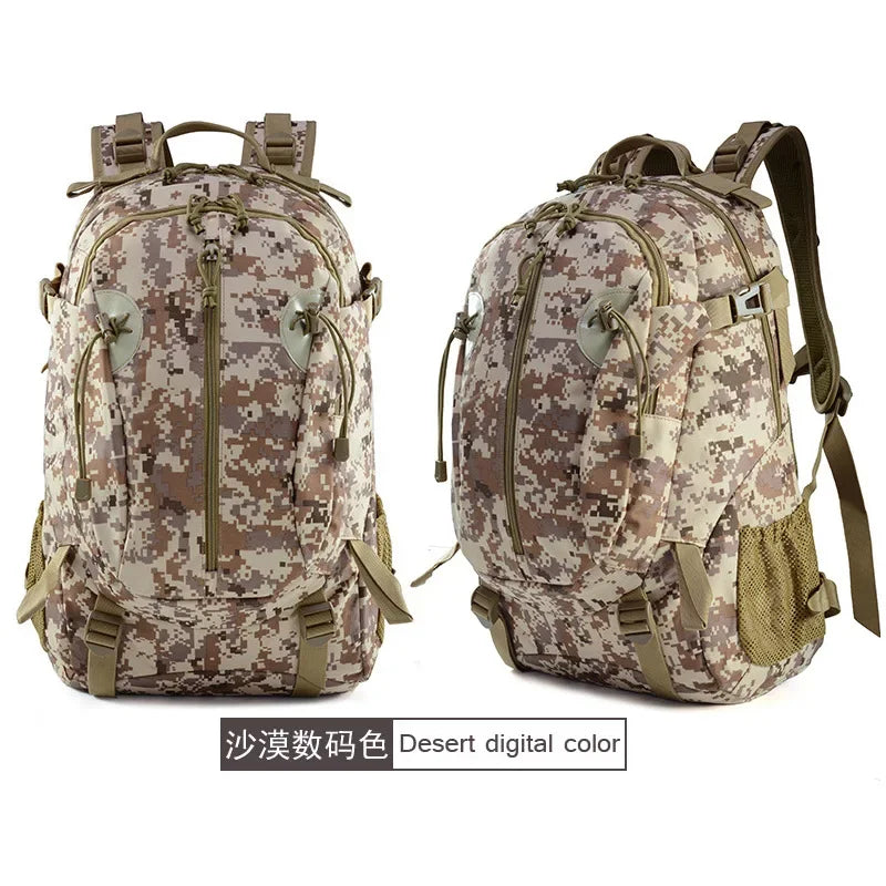 Men's New Large Capacity Backpacks Outdoor Sports Oxford Cloth Waterproof Bag Camouflage Tactical Backpack