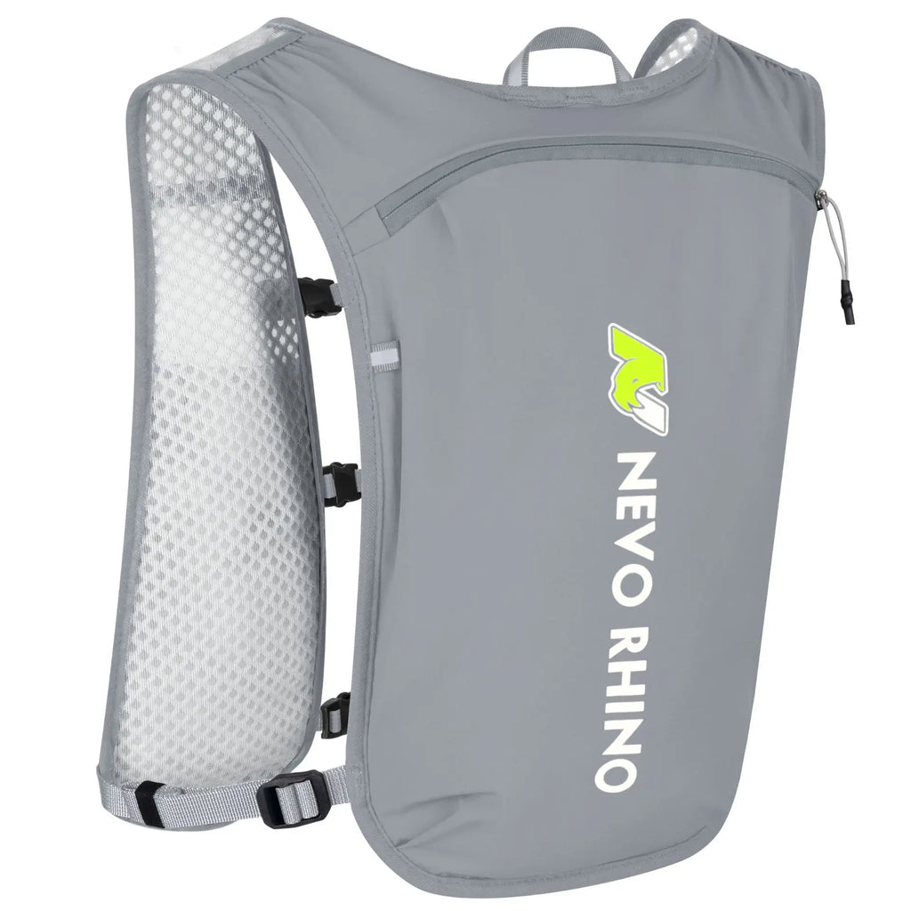 NEVO RHINO waterproof running backpack 5L ultra-light hydration vest mountain bike leather bag breathable gym bag 1.5L water bag