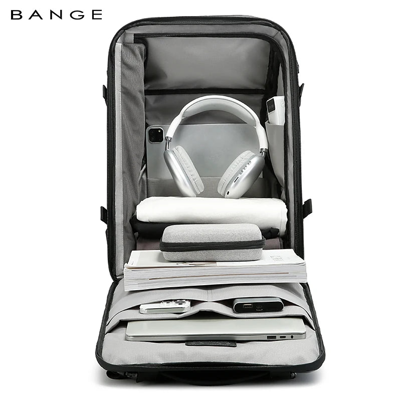 BANGE New Premium Large Capacity Daily 17inch Waterproof Outdoor Hiking Men Laptop Backpack