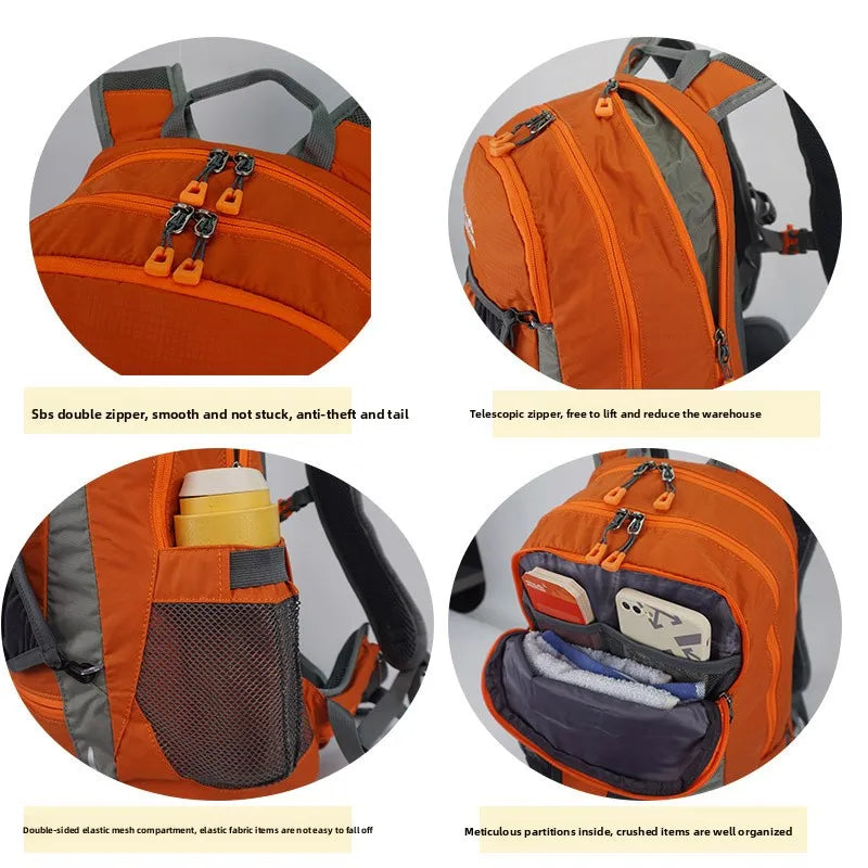 Royal Mountain Cycling Hiking 25L Outdoor Sports Bapa Floating Double oulder Bag with Rain Cover Profional Mountain