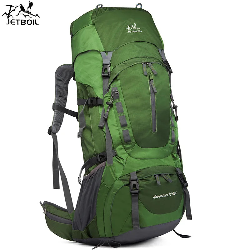80L mountaineering backpack Outdoor Camping Backpack large capacity leisure fashion men's and women's backpack