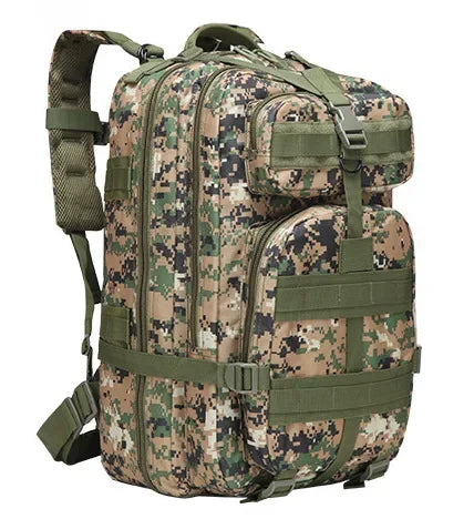 40L Classic Tactical Backpack Travel Sports Camouflage Bag Outdoor Climbing Hunting Backpack Fishing Hiking Nylon 3P Pack Bag