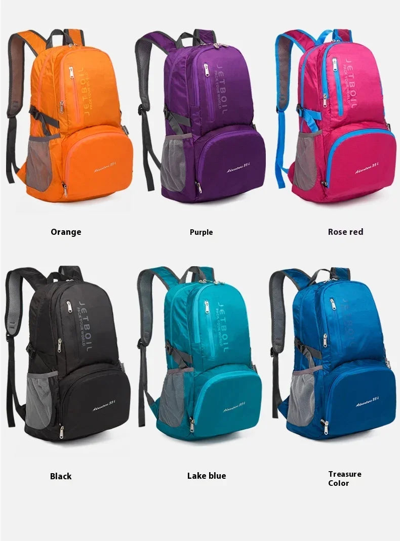 Climbing Backpack Lightweight Outdoor Waterproof Hiking Bags Portable Fold Ultralight Travel Camping Mountaineering Backpacks