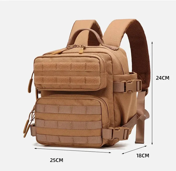 9L Sport Backpack MOLLE 3 Day Bug Out Bag Mini Outdoor Pack for Women Men EDC Camping Hiking Rucksack