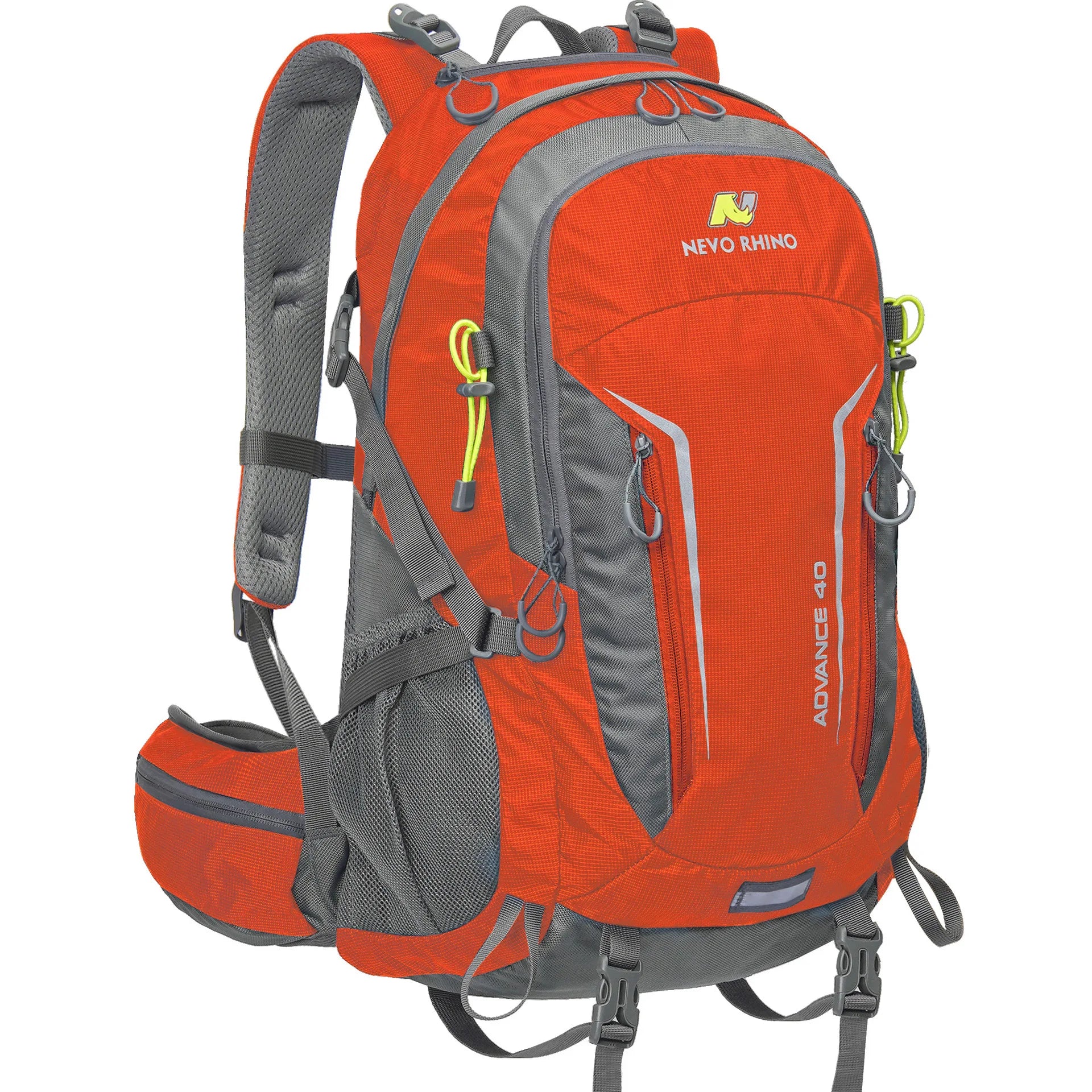 40L Lightweight Multifunction Hiking Backpack Nylon Fabric Camping Bag Outdoor Sports Backpack With Rain Cover