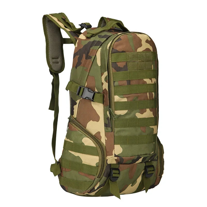 35L Tactical Daypack Military Backpack MOLLE System Suitable Students School Assault Missions Hunting Trips Trekking Travel