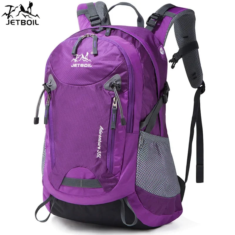 35L Hiking Backpacks Outdoor Waterproof Men and Women Mountaineering Travel Sports Backpack Large Capacity Camping Bag