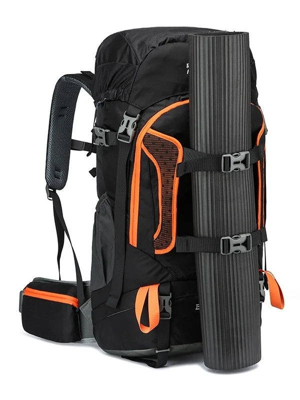 Waterproof Outdoor Sports Hiking Camping Backpack Women's with Dustproof Rainproof Cover Nylon Travel Bags Camping Equipment Men