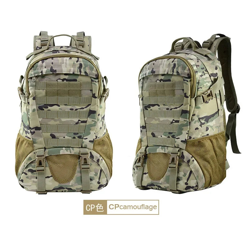 35L Military Tactical Backpack Army Bag MOLLE Trekking Backpack GYM Women Men EDC Outdoor Hiking Rucksack Witch Bottle Holder