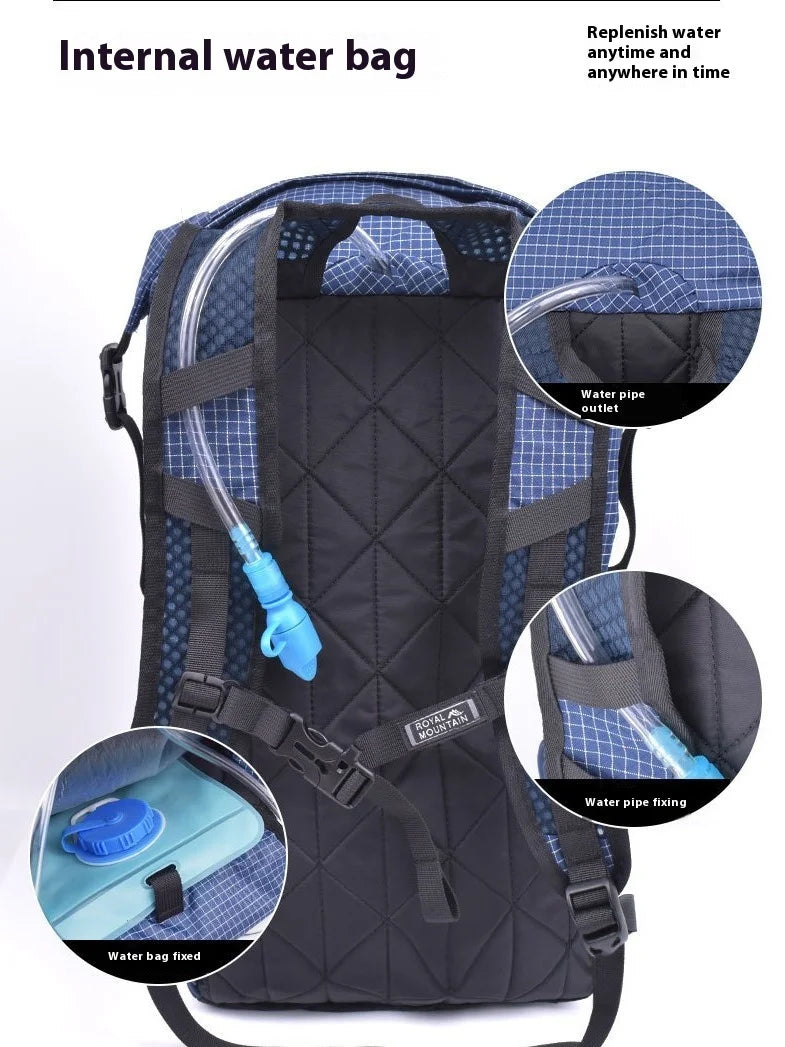 New outdoor lightweight rolls foldable storage 25L Dalima cut-proof hiking and leisure backpack