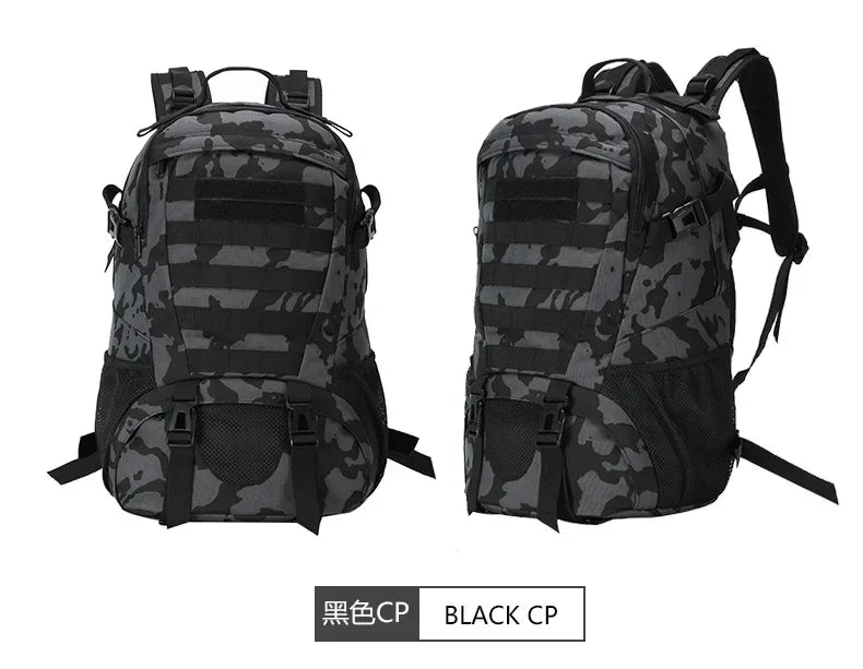 35L Military Tactical Backpack Army Bag MOLLE Trekking Backpack GYM Women Men EDC Outdoor Hiking Rucksack Witch Bottle Holder