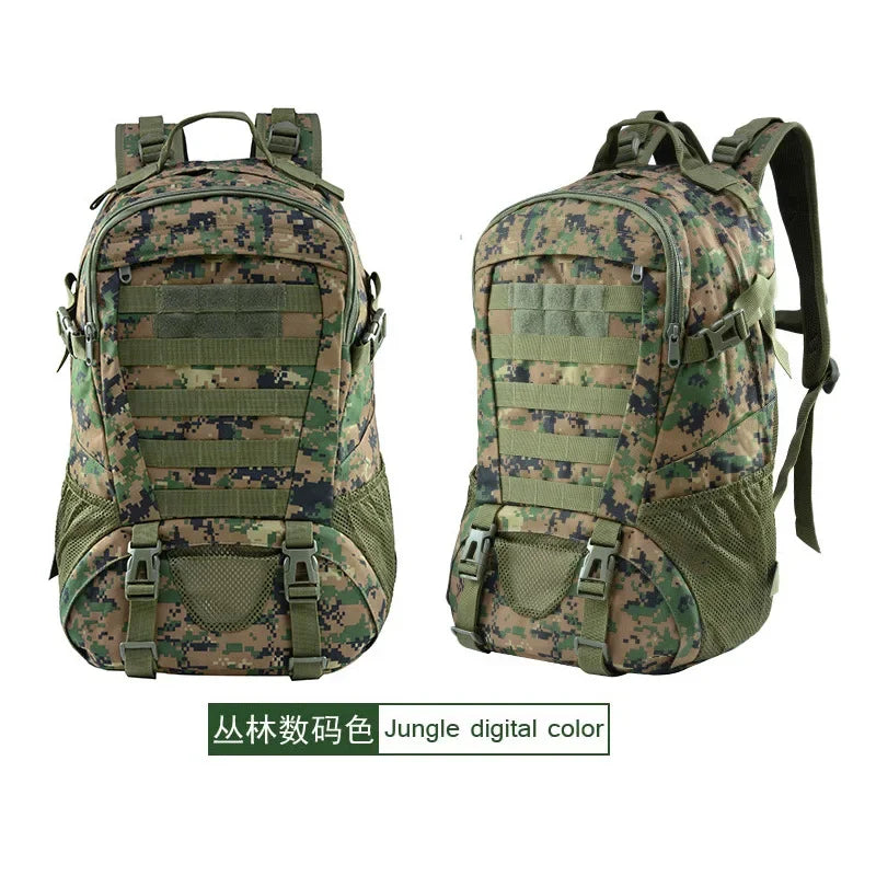 35L Military Tactical Backpack Army Bag MOLLE Trekking Backpack GYM Women Men EDC Outdoor Hiking Rucksack Witch Bottle Holder
