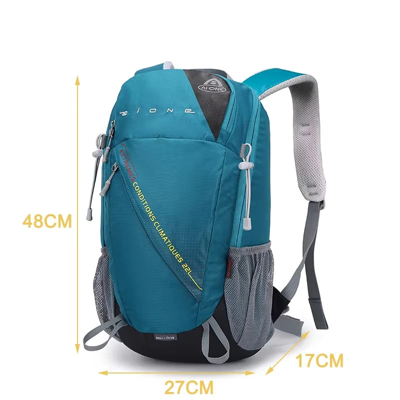 Sports 22L backpack, durable and ready for hiking, camping or backpacking lightweight travel bag for men women daily backpack