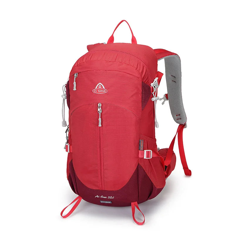 30L Lightweight Hiking Backpack with Rain Cover, Outdoor Sport Travel Bag Daypack for Camping Climbing Skiing Cycling Men Women