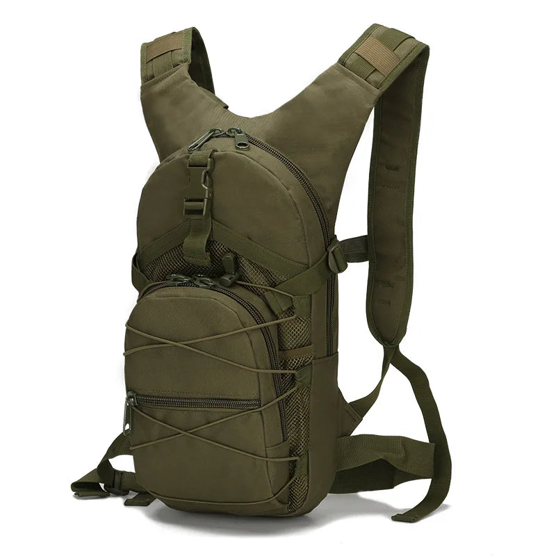 15L Molle Tactical Backpack Bicycle Backpacks Outdoor Sports Cycling Hydration Climbing Hiking Camping Hiking Fishing Bike Bag