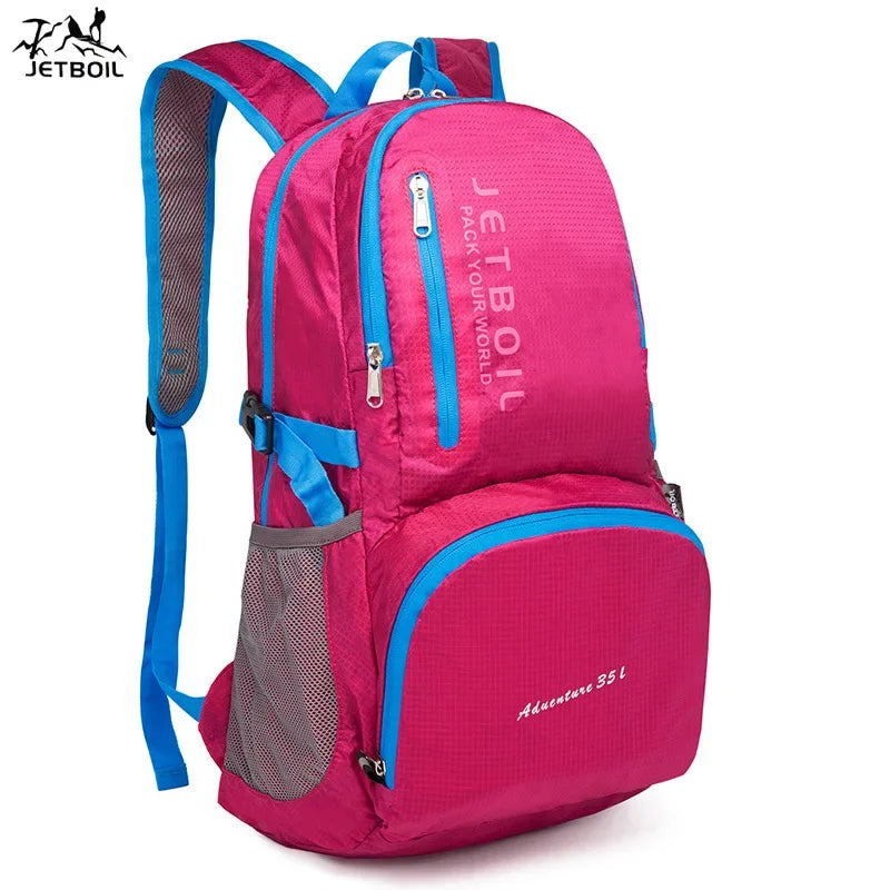 Climbing Backpack Lightweight Outdoor Waterproof Hiking Bags Portable Fold Ultralight Travel Camping Mountaineering Backpacks