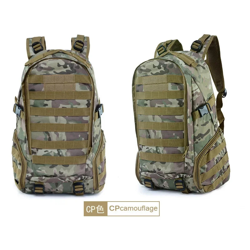 Military Tactical Backpack 900D Oxford Men's Outdoor Camping Mountaineering Water Release Sports Backpack Hunting Molle Bag