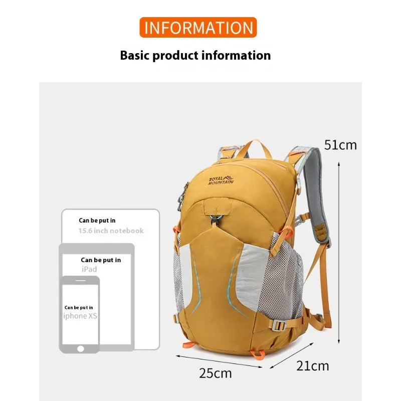 Outdoor Professional Hiking Bag Suspended Lightweight Mountaineering Climbing Backpack Cycling Travel Fishing Rucksack Bag