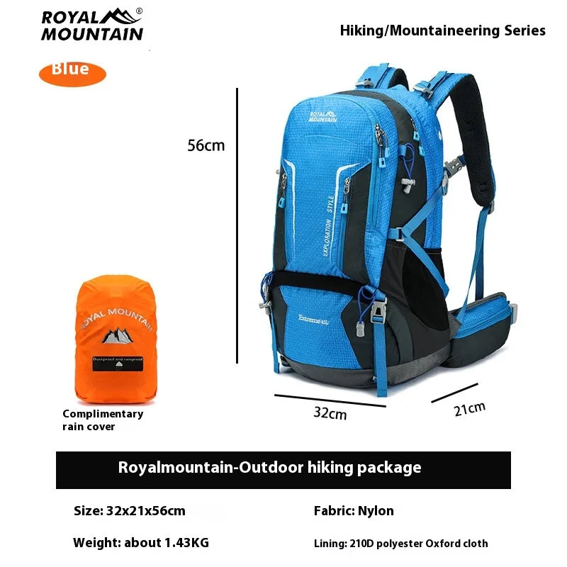 45L Outdoor Climbing Backpack Suspension Large Capacity Camping Travel Multi-functional Waterproof Lightweight Shoulder Backpack
