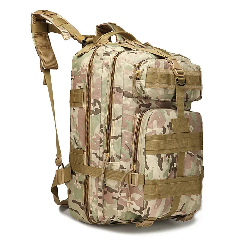 40L Classic Tactical Backpack Travel Sports Camouflage Bag Outdoor Climbing Hunting Backpack Fishing Hiking Nylon 3P Pack Bag
