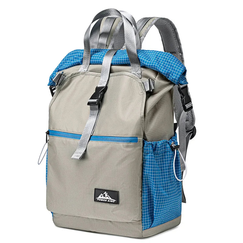 35L Outdoor Mountaineering Backpack Waterproof UHMWPE Cut-Resistant And Water-Repellent Fabric Rolled-Up Shoulder Backpack