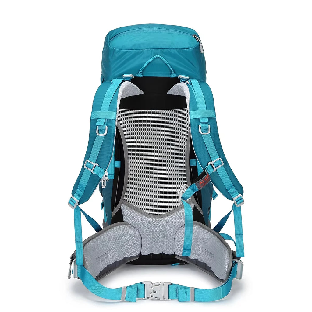 New Design 50l Hiking Backpack Expandable Large Capacity External Frame Bag Pack Rucksack Camping Hiking Backpack