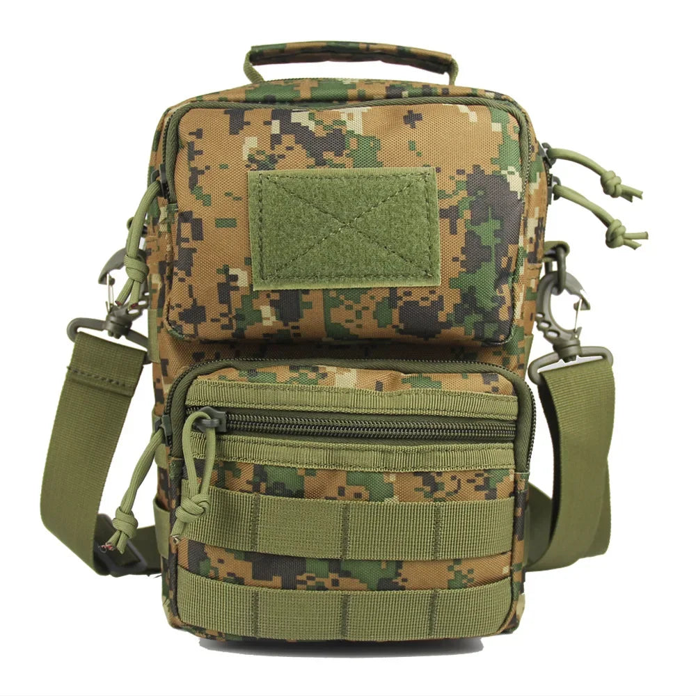 Outdoor Sports Crossbody Shoulder Bag Men's Chest Pack Handbag Hiking Camping Sling Backpack Trekking Hunting Molle Backpack