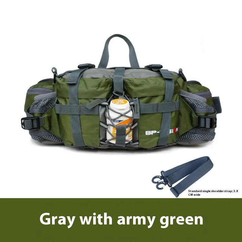 Hiking Waist Bag Outdoor Cycling Waterproof Backpack Reflective Strip Sports Fanny Pack Camping Nylon Hunting Accessor