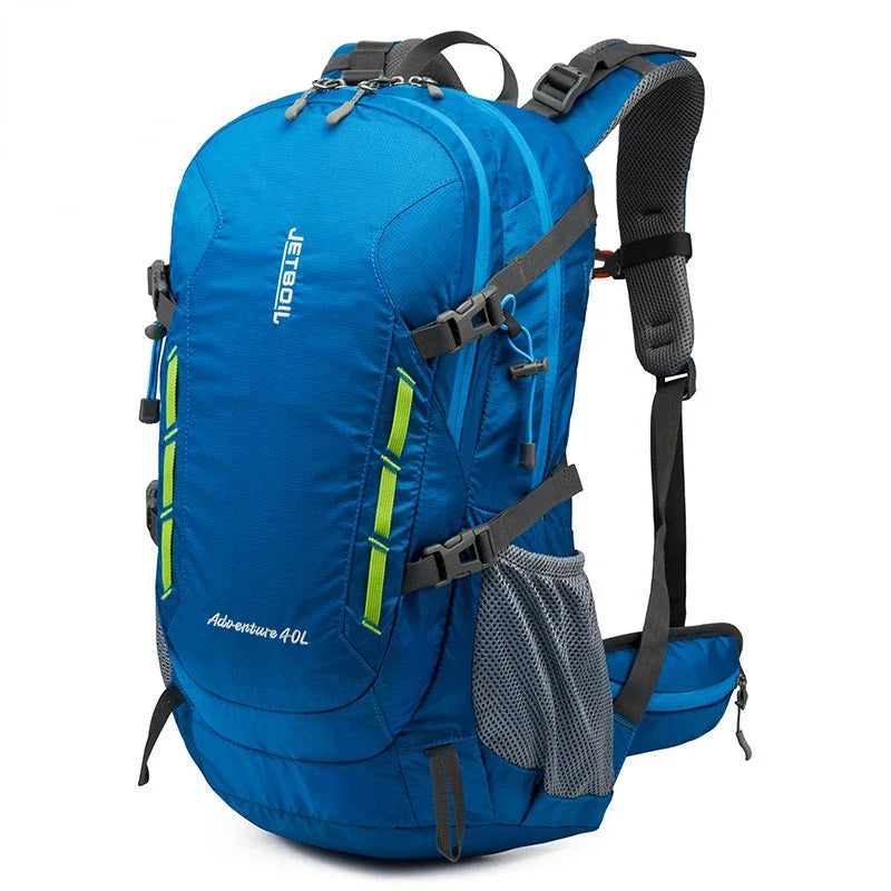 40L Outdoor sports mountaineering bag waterproof nylon camping bag large capacity backpack