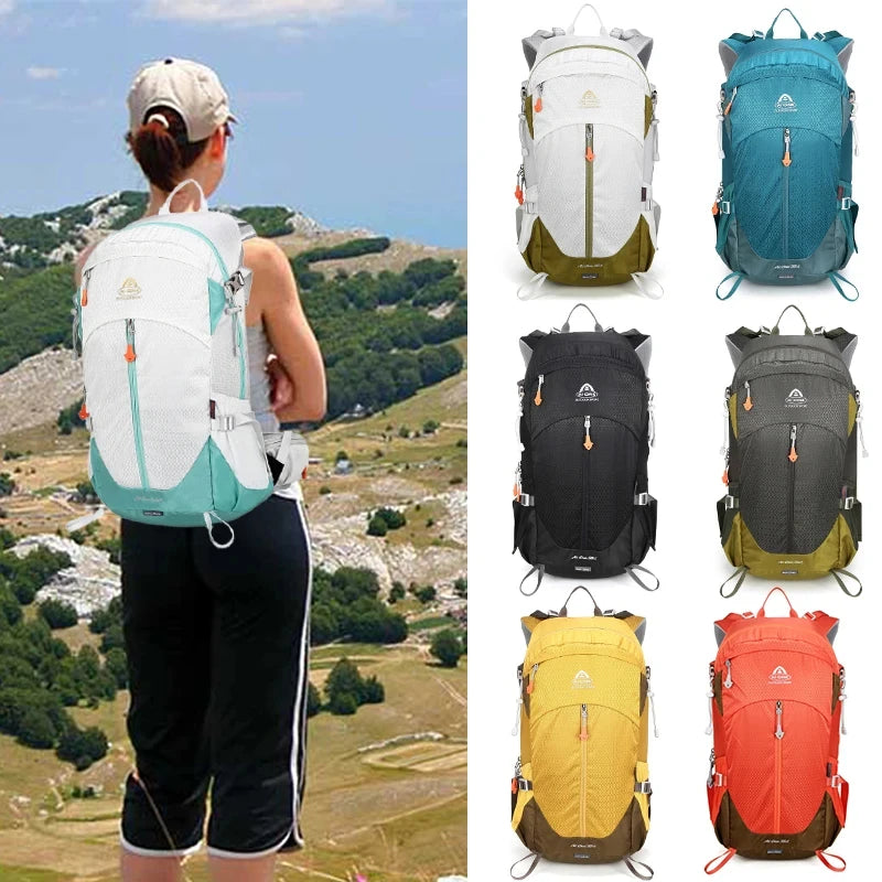 35L Outdoor Backpack Large Capacity Hiking Backpack Lightweight Mountaineering Climbing Bag for Travel Daypack for Trekking